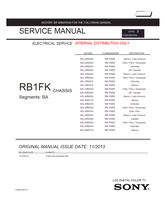 Sony RB1FK 9-883-556-51 KDL-24R400A KDL-24R405A KDL-24R407A (40 pages) TV Service Manual