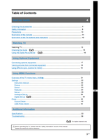 Sony KDL-52W40xx KDL-52W42xx KDL-46W40xx KDL-46W42xx KDL-40W40xx (215 pages) TV Operating Manual