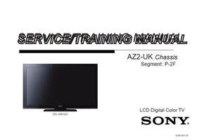 Sony AZ2-UK 9-883-851-02 (74 pages) TV Service Manual