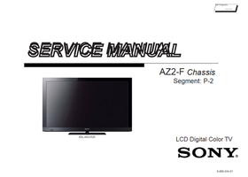 Sony 9-888-434-01 (100 pages) TV Service Manual