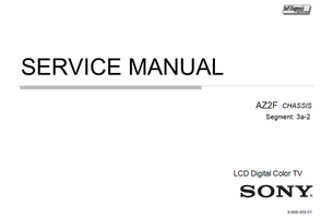 Sony 9-888-458-01 KDL-32 40EX720 (96 pages) TV Service Manual
