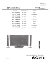 Sony KDL-26FA400 KDL-26N4000 KDL-32FA400 KDL-32N4000 KDL-37FA400 (130 pages) TV Service Manual