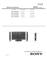 Sony KDL-32FA500 KDL-37FA500 9-883-814-04 RM-YD026 (100 pages) TV Service Manual