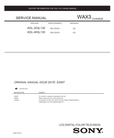 Sony KDL-32SL130 KDL-40SL130 9-883-752-03 RM-YD018 (127 pages) TV Service Manual