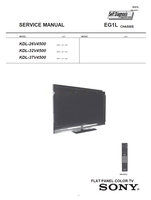 Sony KDL-26 37V4500 9-927-599-01 (58 pages) TV Service Manual