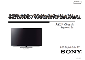 Sony 9-888-462-04 (56 pages) TV Service Manual