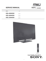 Sony KDL-40 52W4500 9-927-586-01 (76 pages) TV Service Manual