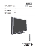 Sony 9-883-412-01 9-883-412-02 KDL-40 55X4500 (133 pages) TV Service Manual