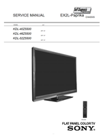 Sony 9-883-446-01 9-883-446-02 KDL-40 52Z5500 (76 pages) TV Service Manual
