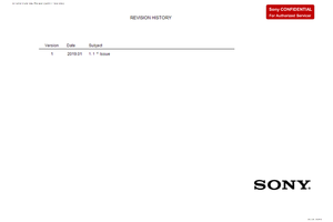 Sony GN5UN 9-888-763-01 (151 pages) TV Service Manual