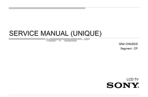 Sony 092932 9-888-746-P5 9-888-746-0x (57 pages) TV Service Manual