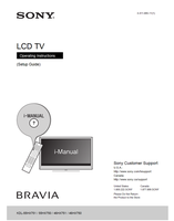 Sony KDL-55HX751 55HX750 46HX751 46HX750 (36 pages) TV Operating Manual
