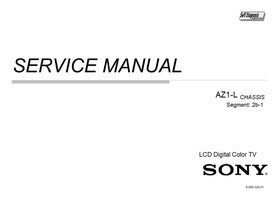 Sony 9-888-328-01 (49 pages) TV Service Manual