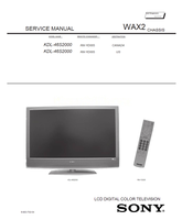 Sony KDL-46S2000 9-883-702-04 RM-YD005 (83 pages) TV Service Manual