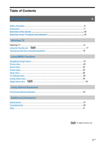 Sony KDL-46V2000 KDL-40V2000 KDL-32V2000 (44 pages) TV Operating Manual