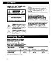 Sony KV-20EXR20 KV-27EXR20 KV-27EXR25 3-752-976-23 36 pages TV Operating Manual