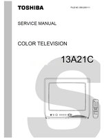 Toshiba 050-200111 13A21C (31 pages) TV Service Manual