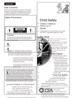 Toshiba 13A23 13A23W (18 pages) TV Operating Manual