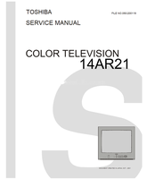 Toshiba 050-200119 14AR21 (28 pages) TV Service Manuals Toshiba 050-200119 14AR21 (28 pages) TV Service Manuals