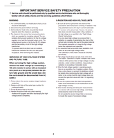 Toshiba 050-200216 14AR22 (30 pages) TV Service Manual