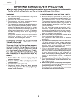 Toshiba 050-200334 14AR23 (29 pages) TV Service Manual