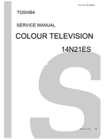Toshiba 050-200302 14N21ES (35 pages) TV Service Manuals Toshiba 050-200302 14N21ES (35 pages) TV Service Manuals