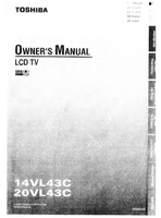 Toshiba 14VL43C (28 pages) TV Operating Manual