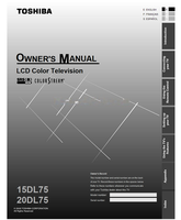 Toshiba 15DL75 20DL75 (36 pages) TV Operating Manual