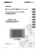 Toshiba 15DLV76 J5X00221A (60 pages) TV Operating Manual