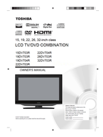 Toshiba 15DV703R 19DV703R 19DV704R 22DV703R 22DV704R 26DV703R (61 pages) TV Operating Manual
