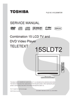 Toshiba 810-200867GR 15SLDT2 (90 pages) TV/DVD Combo Service Manuals Toshiba 810-200867GR 15SLDT2 (90 pages) TV/DVD Combo Service Manuals