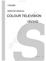 Toshiba 15V31D (37 pages) TV Service Manual