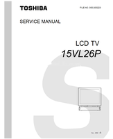 Toshiba 050-200223 15VL26P (58 pages) TV Service Manual