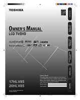 Toshiba 17HLV85 20HLV85 (66 pages) TV Operating Manuals Toshiba 17HLV85 20HLV85 (66 pages) TV Operating Manuals