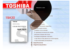 Toshiba 19A30 (43 pages) TV Service Manual