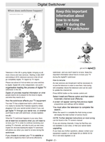 Toshiba 19DL834B (47 pages) TV Operating Manual