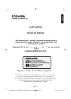Toshiba 183340 (57 pages) TV Operating Manual