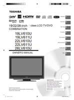 Toshiba 19LV610U 19LV611U 22LV610U 22LV611U 26LV610U 25933 (76 pages) TV Operating Manual