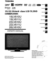 Toshiba 19LV610U 19LV611U 22LV610U 22LV611 26LV610U (88 pages) TV Operating Manual