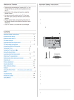 Toshiba 19S1400 19S2400 23S2400 HDA51O2321I (27 pages) TV Operating Manual