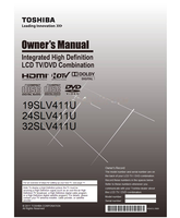 Toshiba 19SLV411U 24SLV411U 32SLV411U HDA51L1900I (111 pages) TV Operating Manual