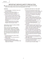 Toshiba 20AR20 SN-70A 32 pages TV Service Manual