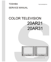 Toshiba 050-200118 20AR21 20AR31 (36 pages) TV Service Manuals Toshiba 050-200118 20AR21 20AR31 (36 pages) TV Service Manuals