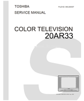 Toshiba 050-200337 20AR33 (36 pages) TV Service Manuals Toshiba 050-200337 20AR33 (36 pages) TV Service Manuals