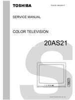Toshiba 050-200117 20AS21 (31 pages) TV Service Manuals Toshiba 050-200117 20AS21 (31 pages) TV Service Manuals