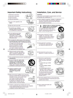 Toshiba 20AS25 (15 pages) TV Operating Manual