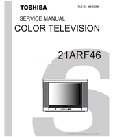 Toshiba 21ARF46 (37 pages) TV Service Manual