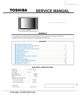 Toshiba 21ARF46 (37 pages) TV Service Manual
