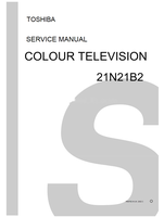 Toshiba 21N21B2 (39 pages) TV Service Manual