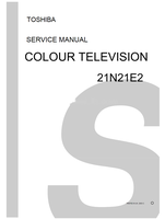 Toshiba 21N21E2 (39 pages) TV Service Manual
